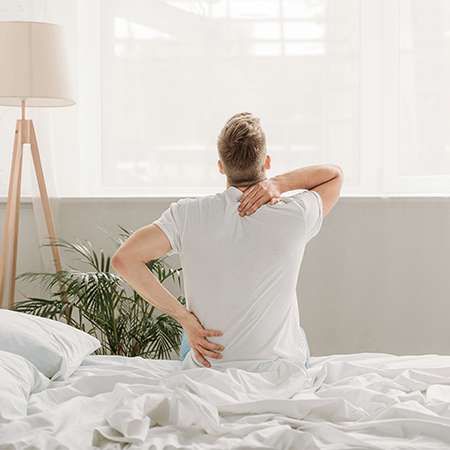 What type of mattress is best suited for Lower back pain?